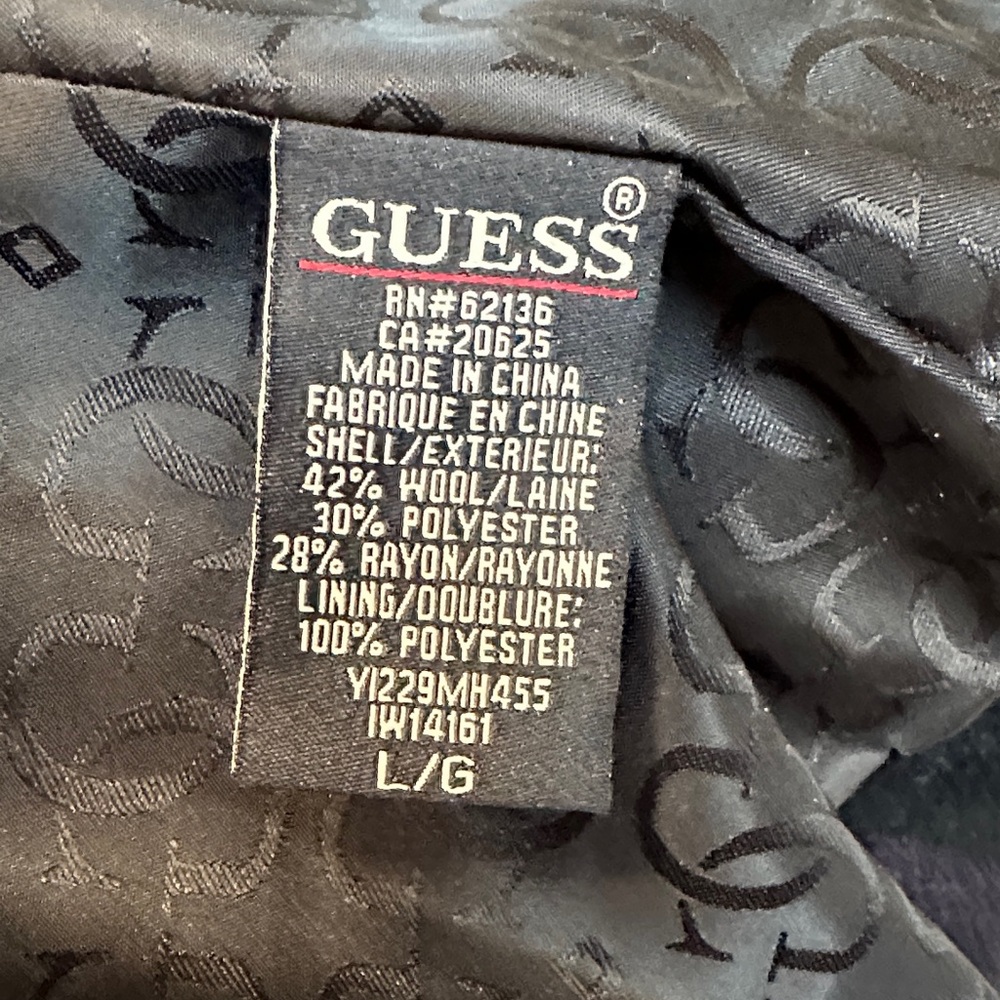 Guess Purple & Black Plaid Jacket - Picture 16 of 17
